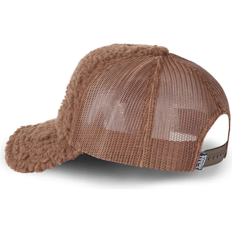 kepsar-curva-brun-snapback-fran-borreguillo-fur2-av-von-dutch