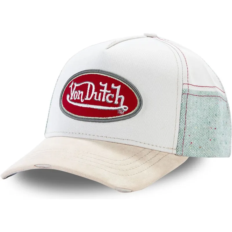 vit-och-beige-bojd-keps-snapback-kys-fran-von-dutch