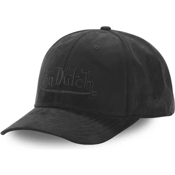 Svart böjd snapback-keps SUEDINE4 från Von Dutch