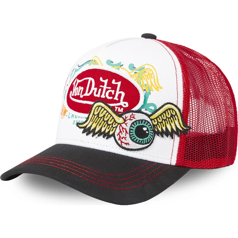 vit-rod-och-svart-trucker-keps-pat-red-fran-von-dutch