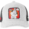 capslab-looney-tunes-bugs-bunny-fur1-bug2-gra-truckerkeps-med-farull