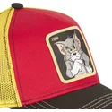 capslab-tom-to4-looney-tunes-rod-gul-och-svart-truckerkeps
