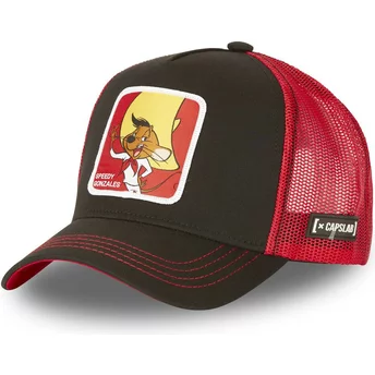 Capslab Speedy Gonzales CAS SPE1 Looney Tunes Black Trucker Hat