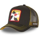 capslab-sylvester-sy1-looney-tunes-black-trucker-hat