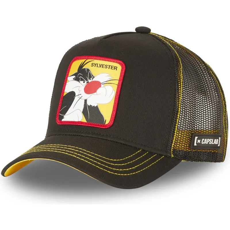 kepsar-curva-svart-snapback-silvestre-looney-tunes-av-capslab