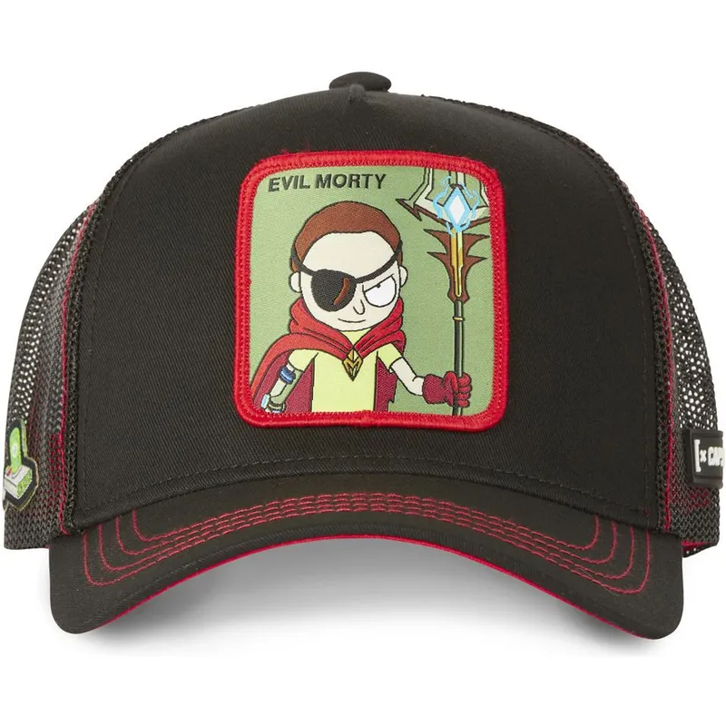 kepsar-curva-svart-snapback-morty-smith-rick-och-morty-av-capslab