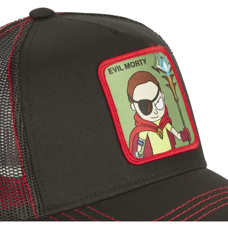 kepsar-curva-svart-snapback-morty-smith-rick-och-morty-av-capslab