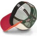 capslab-looney-tunes-lo2-beige-gron-och-orange-truckerkeps-med-snurre-spratt-och-daffy-anka