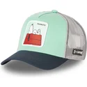 capslab-snoopy-pe2-peanuts-gron-gra-och-marinbla-truckerkeps