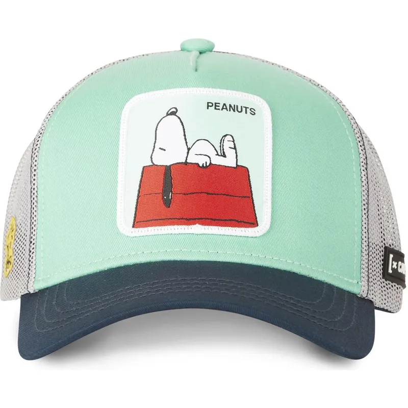 kepsar-curva-gron-snapback-snoopy-jordnotter-av-capslab