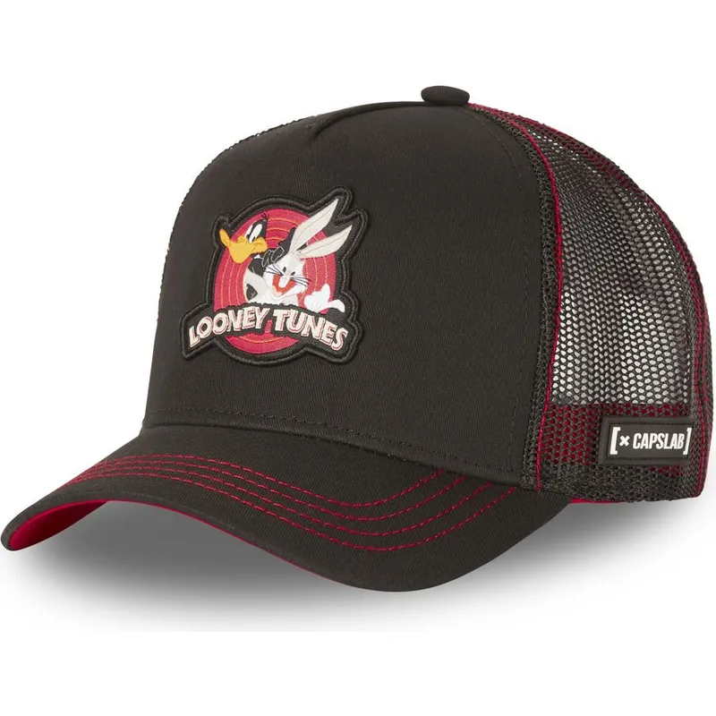 kepsar-curva-svart-snapback-bugs-bunny-y-pato-lucas-looney-tunes-av-capslab