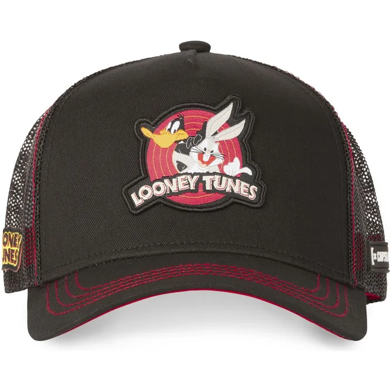 kepsar-curva-svart-snapback-bugs-bunny-y-pato-lucas-looney-tunes-av-capslab