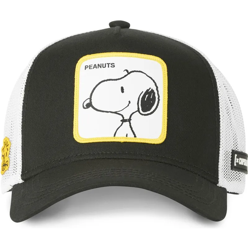 kepsar-curva-svart-snapback-snoopy-jordnotter-av-capslab