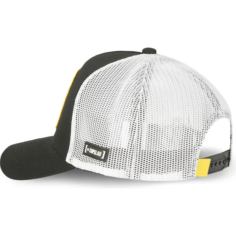 kepsar-curva-svart-snapback-snoopy-jordnotter-av-capslab