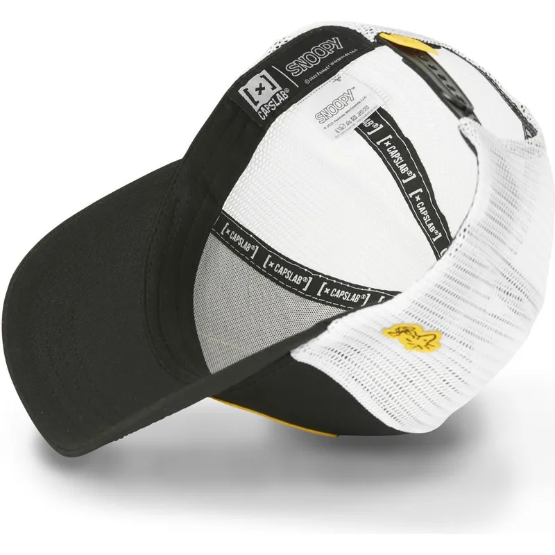 kepsar-curva-svart-snapback-snoopy-jordnotter-av-capslab