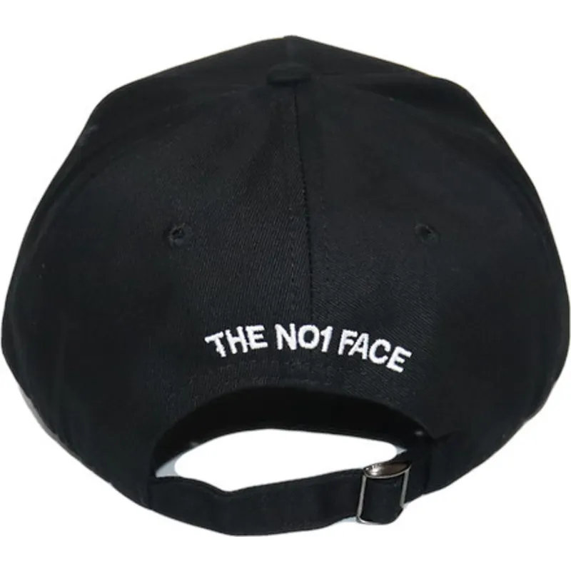 bojd-svart-justerbar-keps-no1-cares-distressed-black-gold-logo-fran-the-no1-face