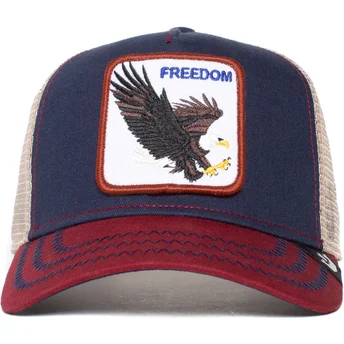 truckerkeps-marinbla-och-rod-orn-the-freedom-eagle-the-farm-fran-goorin-bros