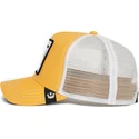 gul-och-vit-truckerkeps-med-bi-the-queen-bee-the-farm-av-goorin-bros
