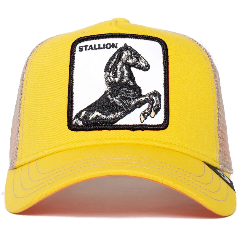 gul-och-vit-trucker-keps-hast-the-stallion-the-farm-fran-goorin-bros