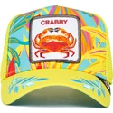 gul-truckerkeps-med-krabba-crabby-totally-clawsome-the-farm-fran-goorin-bros