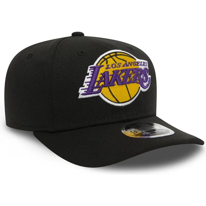 svart-kurvad-keps-snapback-9fifty-stretch-snap-los-angeles-lakers-nba-fran-new-era