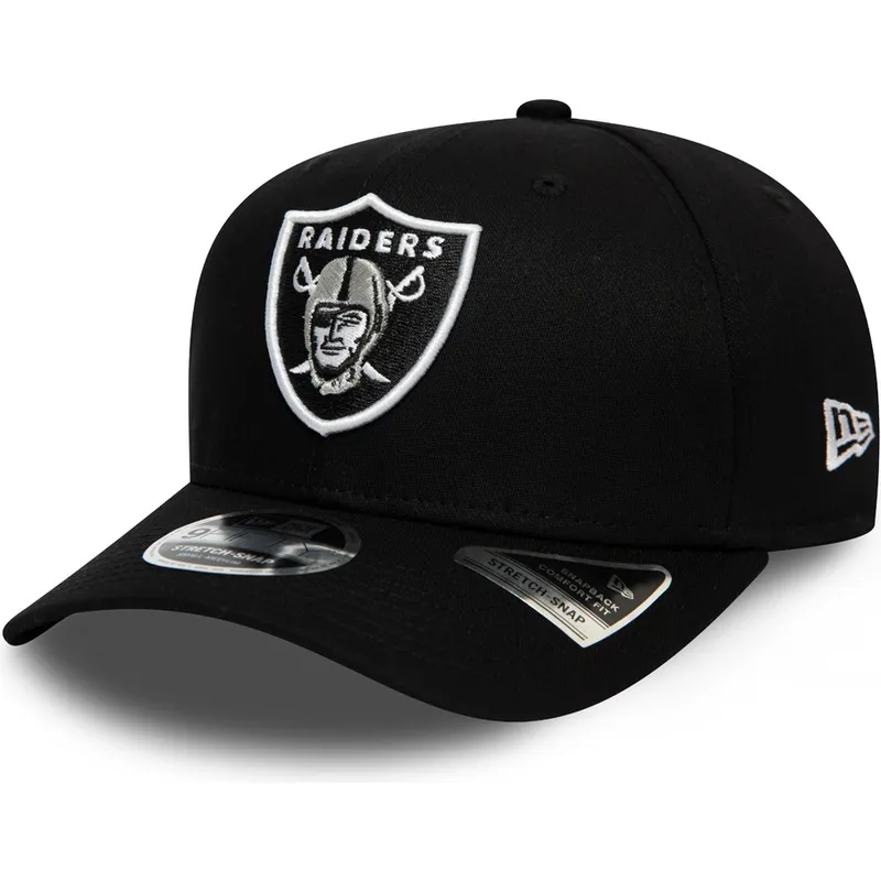 svart-kurvad-keps-snapback-9fifty-team-stretch-snap-fran-las-vegas-raiders-nfl-av-new-era
