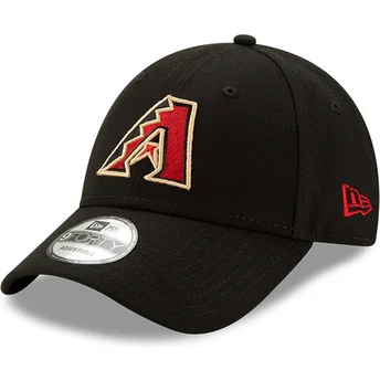 Kepsar böjd svart justerbart band 9FORTY The League från Arizona Diamondbacks MLB av New Era