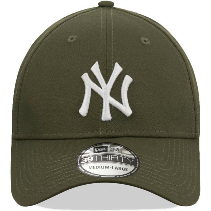 new-era-curved-brim-39thirty-league-essential-new-york-yankees-mlb-green-fitted-cap