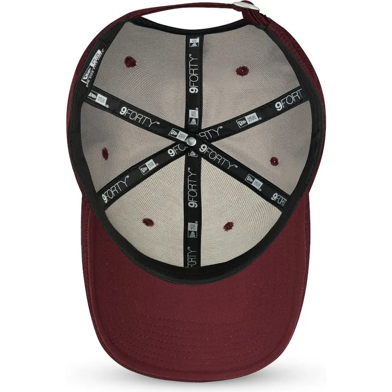 kepsar-curva-rod-justerbart-band-granate-9forty-diamond-era-fran-new-york-yankees-mlb-av-new-era