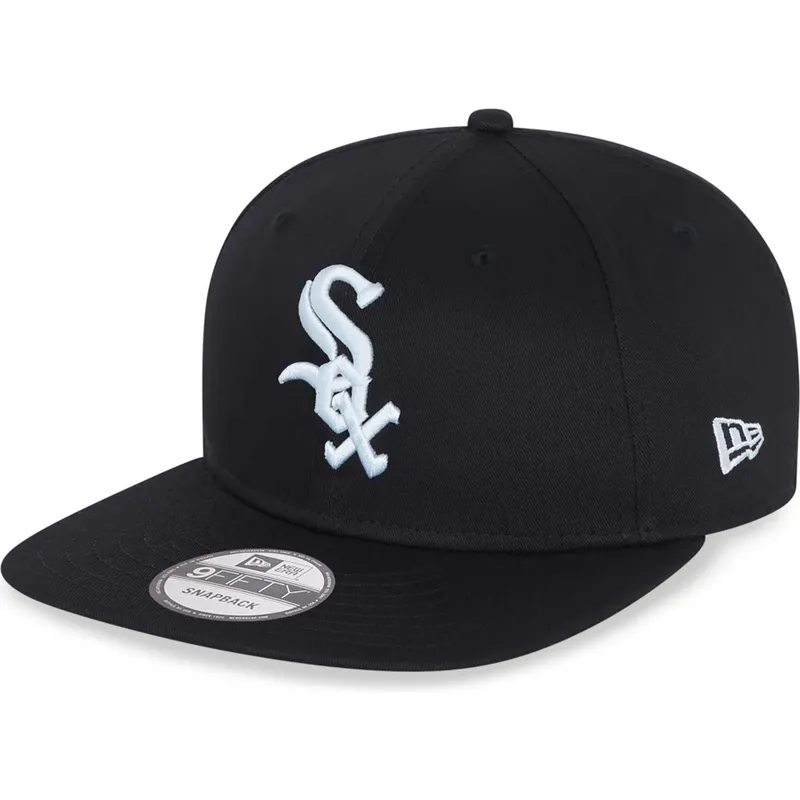 svart-platt-snapback-keps-9fifty-essential-fran-chicago-white-sox-mlb-av-new-era