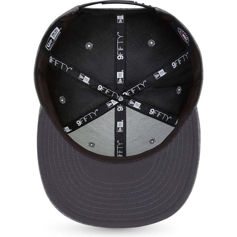 new-era-flat-brim-9fifty-jersey-medium-new-york-yankees-mlb-dark-grey-snapback-cap
