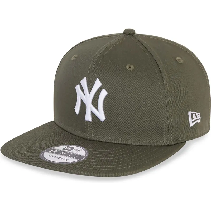 kepsar-plana-gron-snapback-9fifty-essential-fran-new-york-yankees-mlb-av-new-era