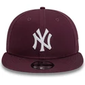 kepsar-plana-rod-snapback-granate-9fifty-essential-fran-new-york-yankees-mlb-av-new-era
