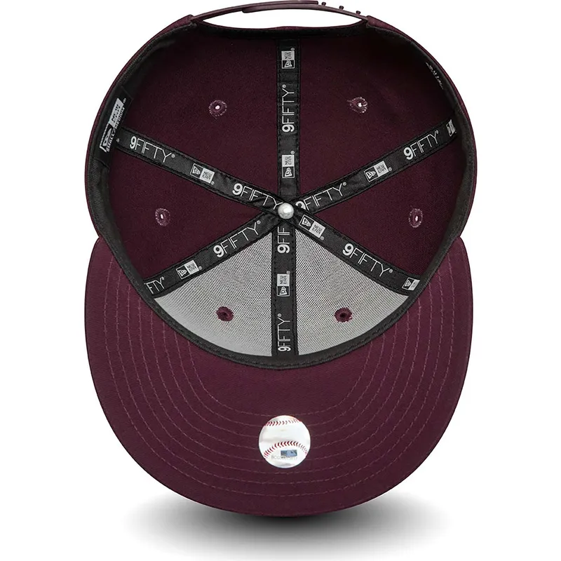 kepsar-plana-rod-snapback-granate-9fifty-essential-fran-new-york-yankees-mlb-av-new-era