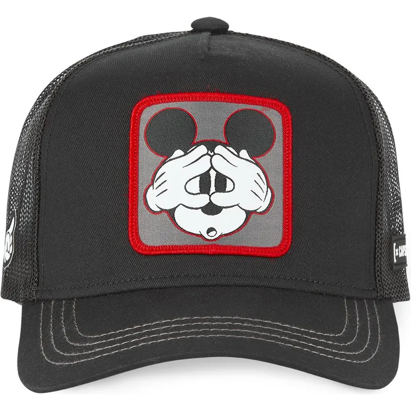kepsar-curva-svart-snapback-mickey-mouse-disney-av-capslab