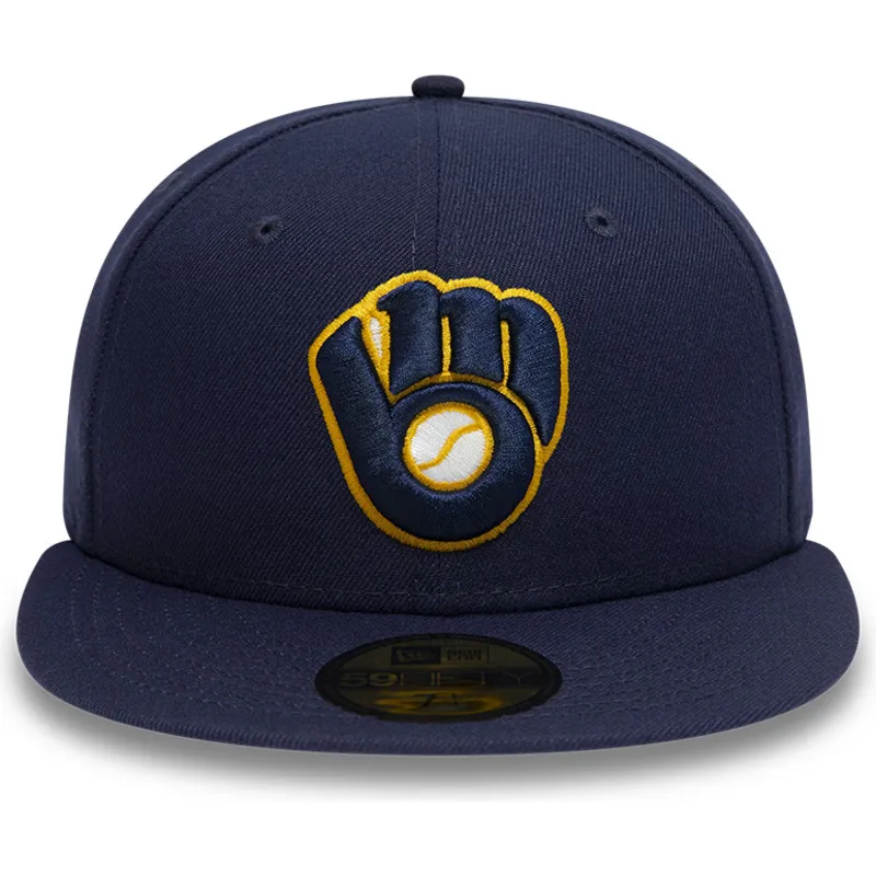 marinbla-platt-keps-justerad-59fifty-authentic-on-field-fran-milwaukee-brewers-mlb-av-new-era