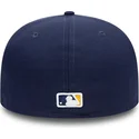 new-era-milwaukee-brewers-mlb-59fifty-authentic-on-field-marinbla-justerbar-flat-keps