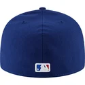 platt-bla-justerad-59fifty-authentic-on-field-keps-fran-texas-rangers-mlb-av-new-era