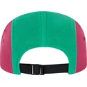 justerbar-gron-och-rosa-platt-keps-camper-polartec-fleece-fran-new-era