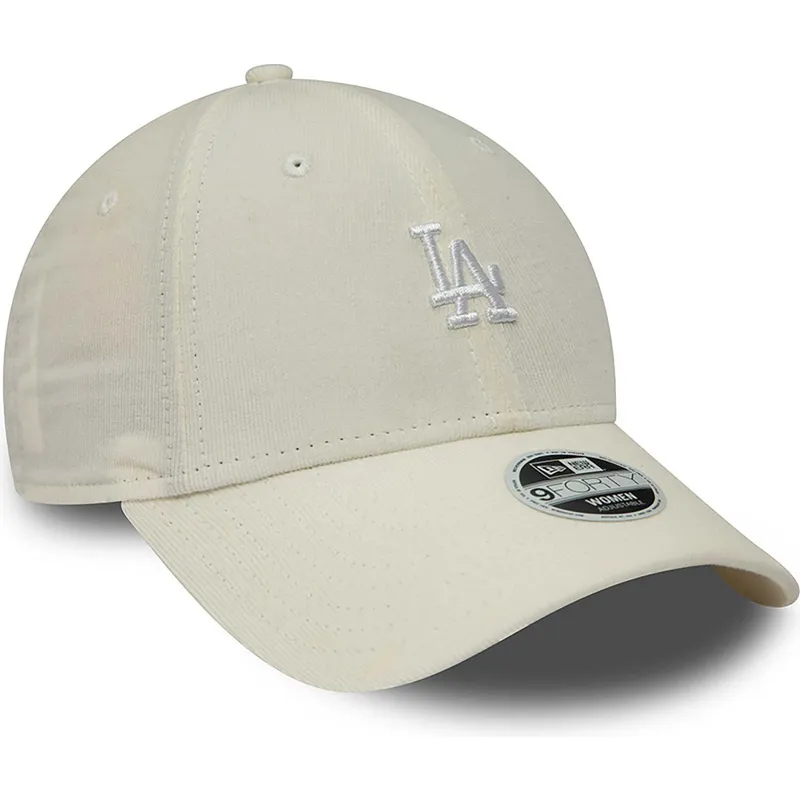 kepsar-curva-beige-justerbart-band-9forty-cord-mini-fran-los-angeles-dodgers-mlb-av-new-era