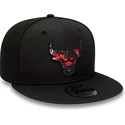 kepsar-plana-svart-snapback-9fifty-print-infill-fran-chicago-bulls-nba-av-new-era