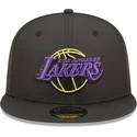 svart-platt-snapback-keps-9fifty-neon-pack-los-angeles-lakers-nba-fran-new-era