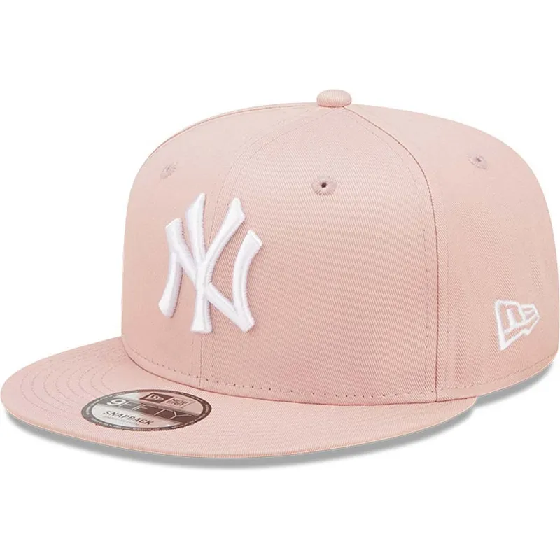 kepsar-plana-rosa-snapback-9fifty-league-essential-fran-new-york-yankees-mlb-av-new-era