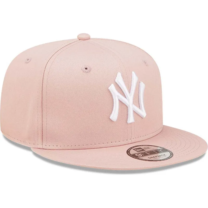 kepsar-plana-rosa-snapback-9fifty-league-essential-fran-new-york-yankees-mlb-av-new-era