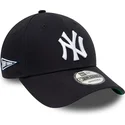 marinbla-justerbar-9forty-team-side-patch-keps-new-york-yankees-mlb-fran-new-era