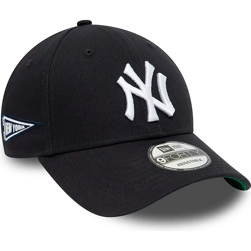 kepsar-curva-marinbla-justerbart-band-9forty-team-side-patch-fran-new-york-yankees-mlb-av-new-era