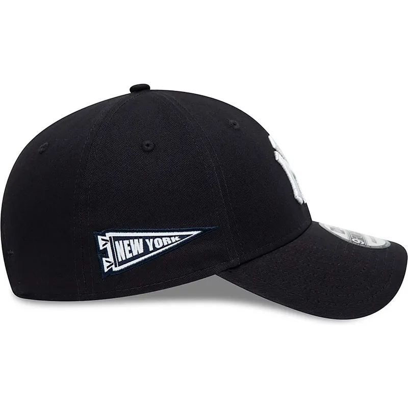 kepsar-curva-marinbla-justerbart-band-9forty-team-side-patch-fran-new-york-yankees-mlb-av-new-era
