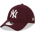 kepsar-curva-rod-justerad-granate-39thirty-diamond-era-fran-new-york-yankees-mlb-av-new-era