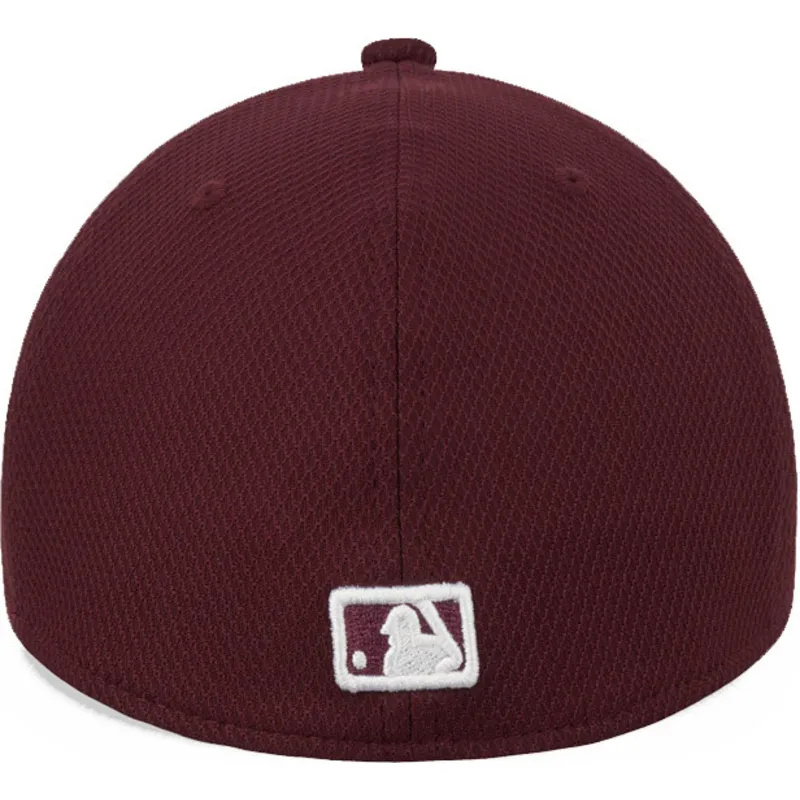 kepsar-curva-rod-justerad-granate-39thirty-diamond-era-fran-new-york-yankees-mlb-av-new-era
