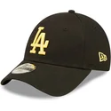 kepsar-curva-svart-justerbart-band-for-barn-dorado-9forty-league-essential-fran-los-angeles-dodgers-mlb-av-new-era